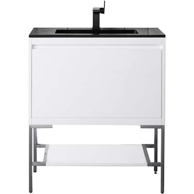 James Martin Vanities 805-V31.5-BN-CH Mantova 32" Single Basin Poplar