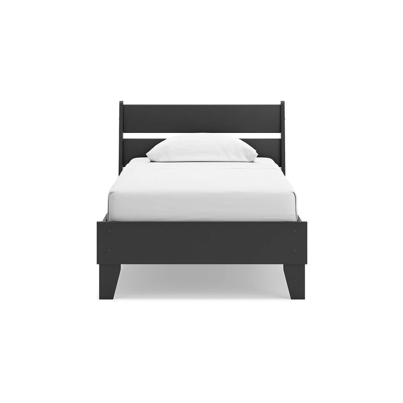 Signature Design by Ashley Socalle Black Panel Platform Bed