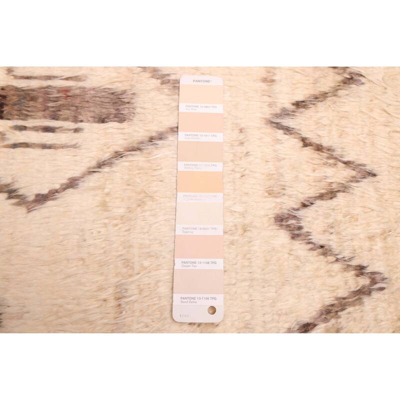 ECARPETGALLERY Hand-knotted Pak Finest Marrakesh Beige Wool Rug - 5'11 x 7'9