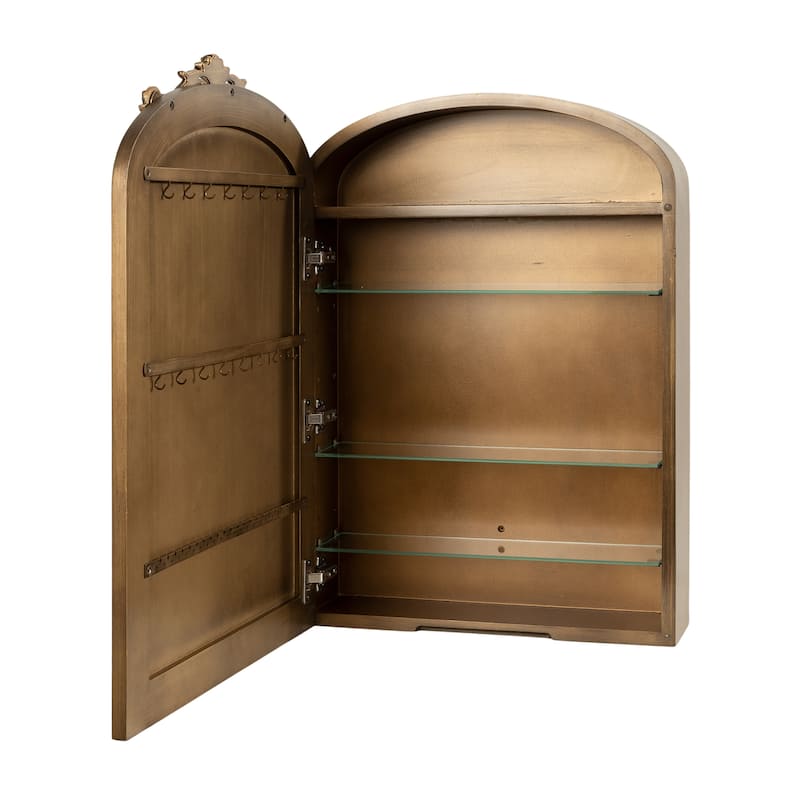 Kate and Laurel Arendahl MDF Jewelry Cabinet with Mirror - 20x6x30