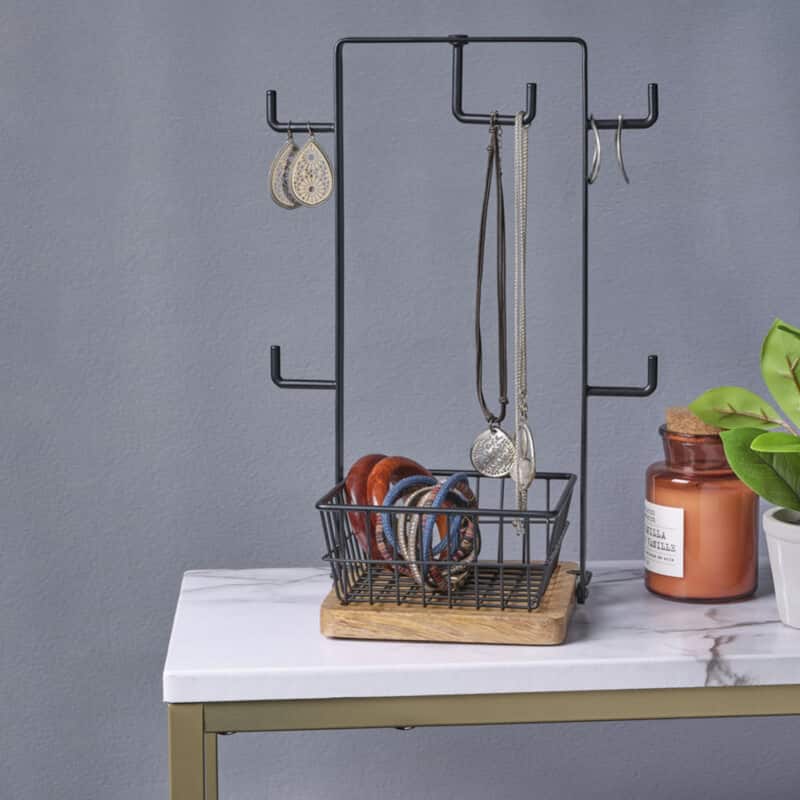 Mikasa Gourmet Basics Stella Mug Tree with Basket