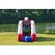 preview thumbnail 1 of 3, JumpOrange Inflatable Baseball Target Game with Air Blower and Foam Bat, Commercial Grade, 15oz PVC Vinyl, 90 LBS Kids
