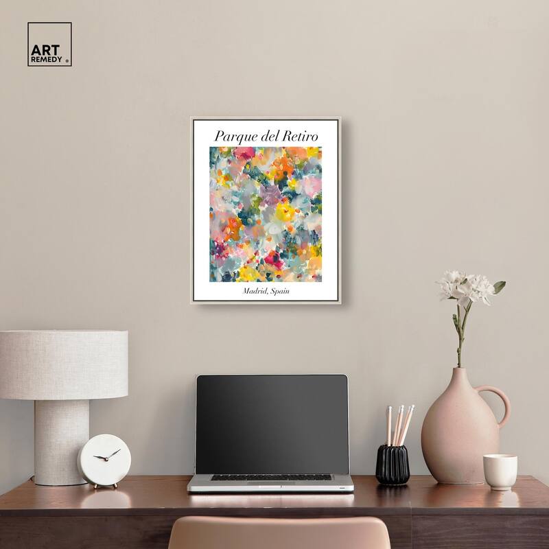 Retiro Park Canvas by Art Remedy