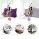 WOWMAX Large Reading Wedge Headboard Pillow for Bed Rest Back Support
