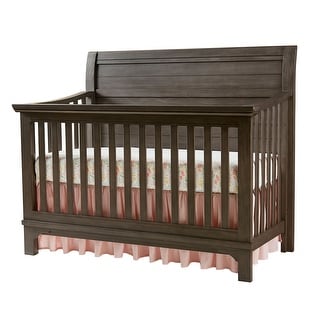 Taylor 57" Wide Farmhouse Convertible Crib, Dusk Gray