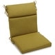 preview thumbnail 17 of 17, Three-section Outdoor Seat/Back Chair Cushion (Multiple Sizes) 18" x 38" - Avocado