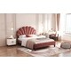 preview thumbnail 28 of 26, Full Platform Bed with Velvet Headboard, No Box Spring Needed