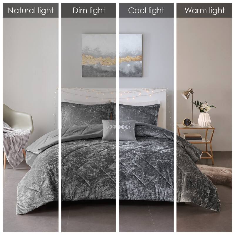 Intelligent Design Isabel Velvet Comforter Set