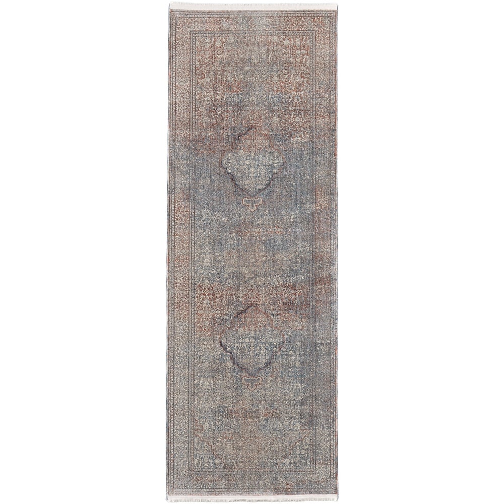 Grand Bazaar Gilford Machine Made Medallion Transitional Area Rug