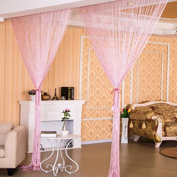 Shop Home Decor Threads Glitter String Curtains One Panel 39 X78