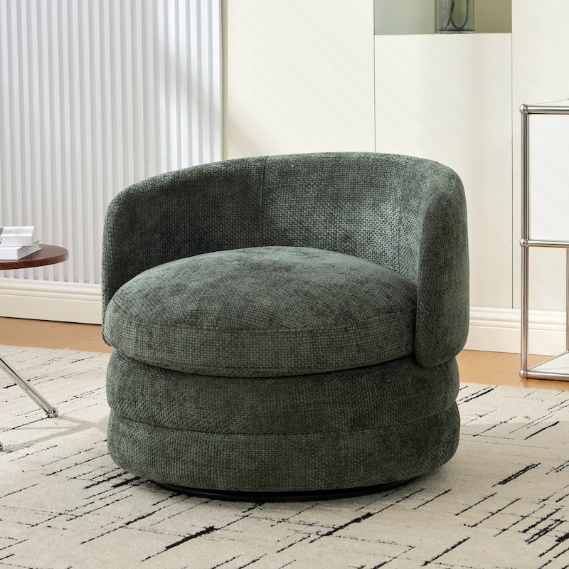 30"W Modern Upholstered Armchair,Accent Chair with a Pillow