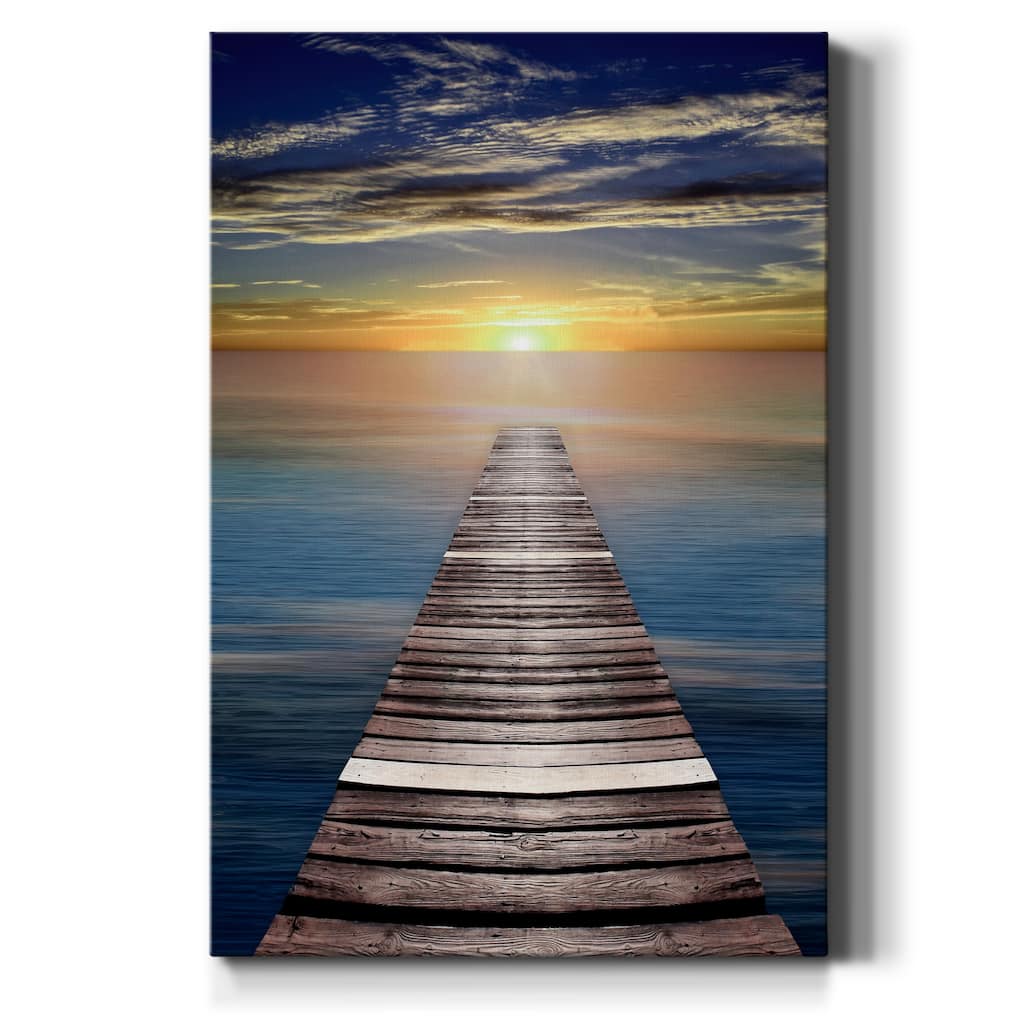 Caribbean Dusk Premium Gallery Wrapped Canvas - Ready to Hang