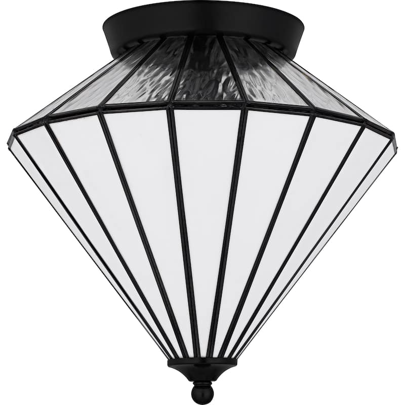 Liam 3-Light Matte Black Flush Mount