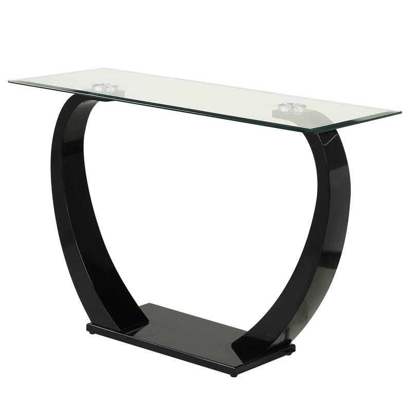 Cres Contemporary 48-inch Glasstop Sofa Table by Furniture of America