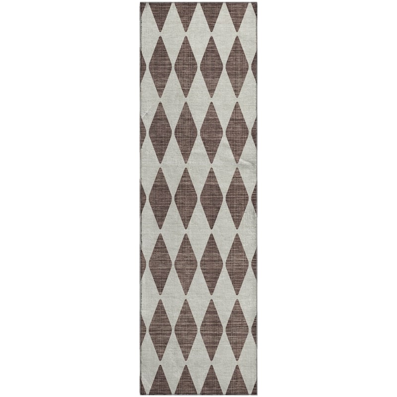 Premium Washable Super Soft Modern Diamond Mayfield Rug