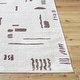 preview thumbnail 3 of 35, Livabliss Fossay Shag Modern & Contemporary Stripe Washable Area Rug