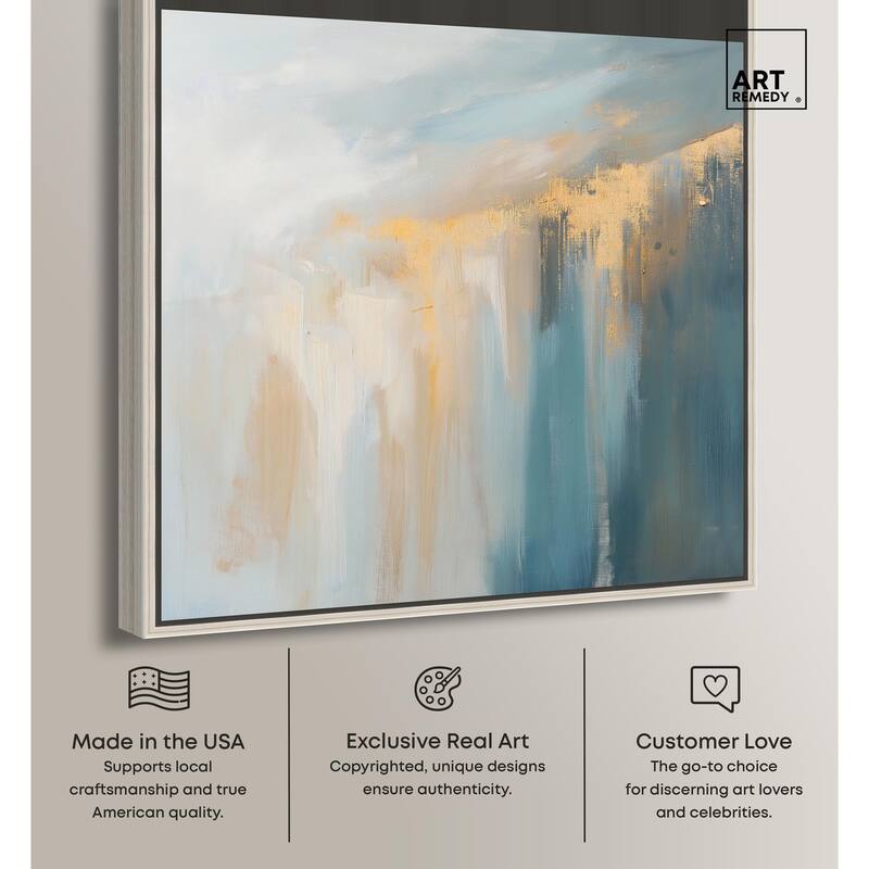 Golden Tears I Canvas by Art Remedy