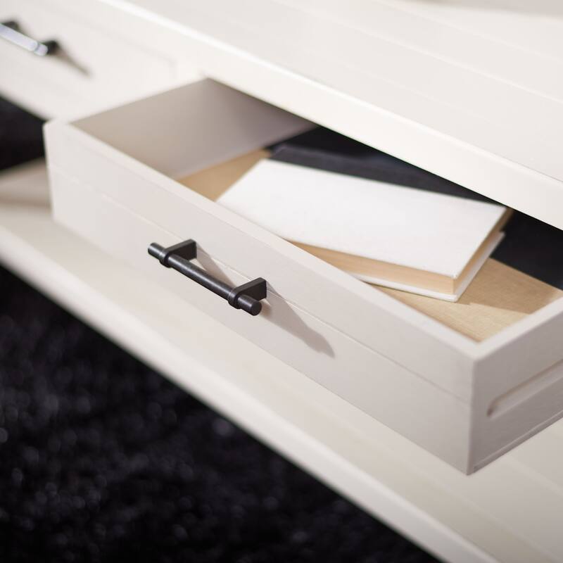 SAFAVIEH Alene 2-Drawer Bottom Shelf Coffee Table - 37.8" W x 19" L x 19" H - 38Wx19Dx19H