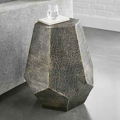 The Curated Nomad Divo Geometric Shaped End Table