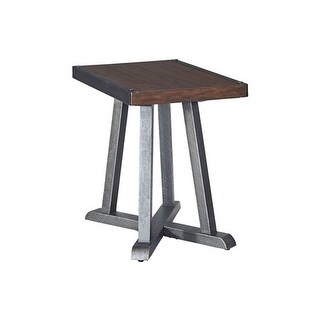 Shop Black Friday Deals On Zenfield Medium Brown Chair Side End Table T870 7 Zenfield Medium Brown Chair Side End Table Overstock 16206033
