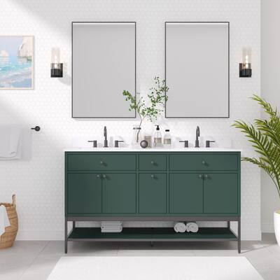 Avanity PAISLEY-VS60 Paisley 60" Free Standing Double Basin Vanity Set