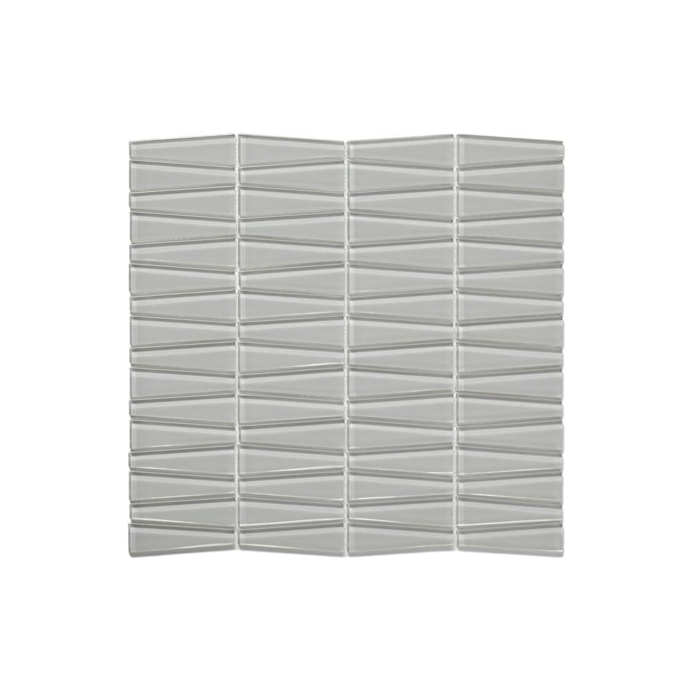 Coastline 12 in. x 13 in. Glass Mesh-Mounted Mosaic Wall Tile