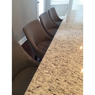 Sasha Espresso Barrel Back Counter Stools (Set of 2) iNSPIRE Q Modern