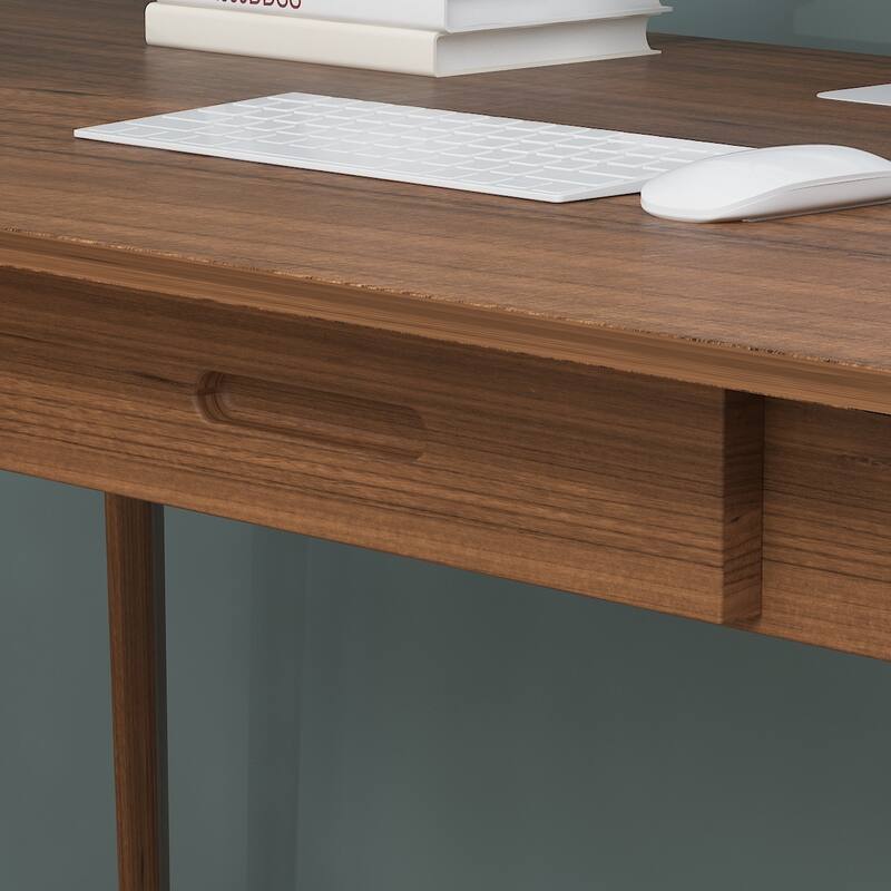 Computer Writing Desk with 2-drawer for Home and Office
