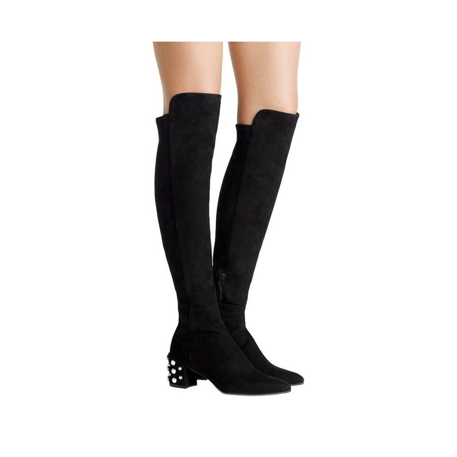 women's suede knee high boots