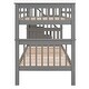 preview thumbnail 14 of 18, Stairway Twin-Over-Twin Bunk Bed with Three Drawers for Bedroom,Dorm,4 Different Sizes Hide Underneath Stairs