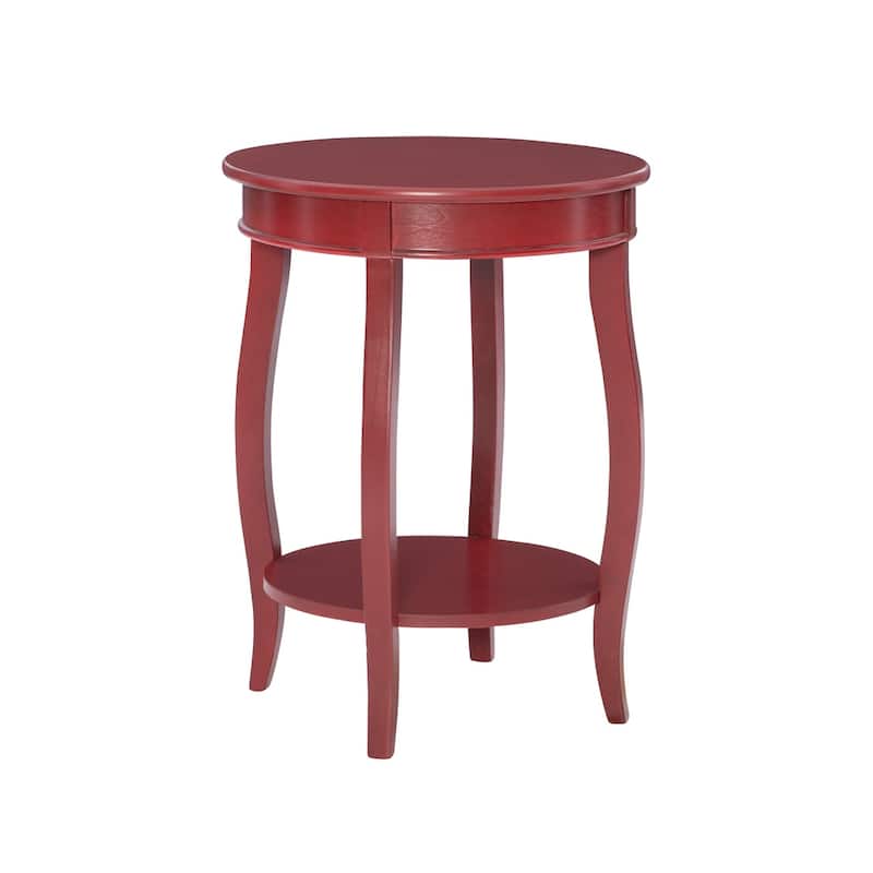 Penelope Round Table with Shelf