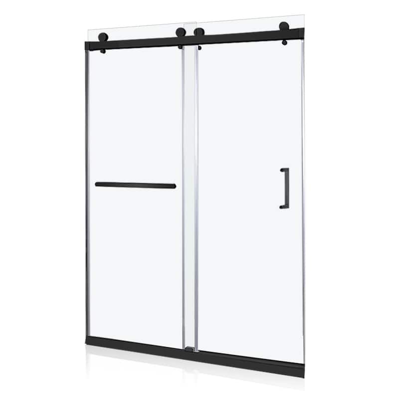 i-Homare 56-60" W x 76" H Frameless Double Bypass Sliding Shower Doors