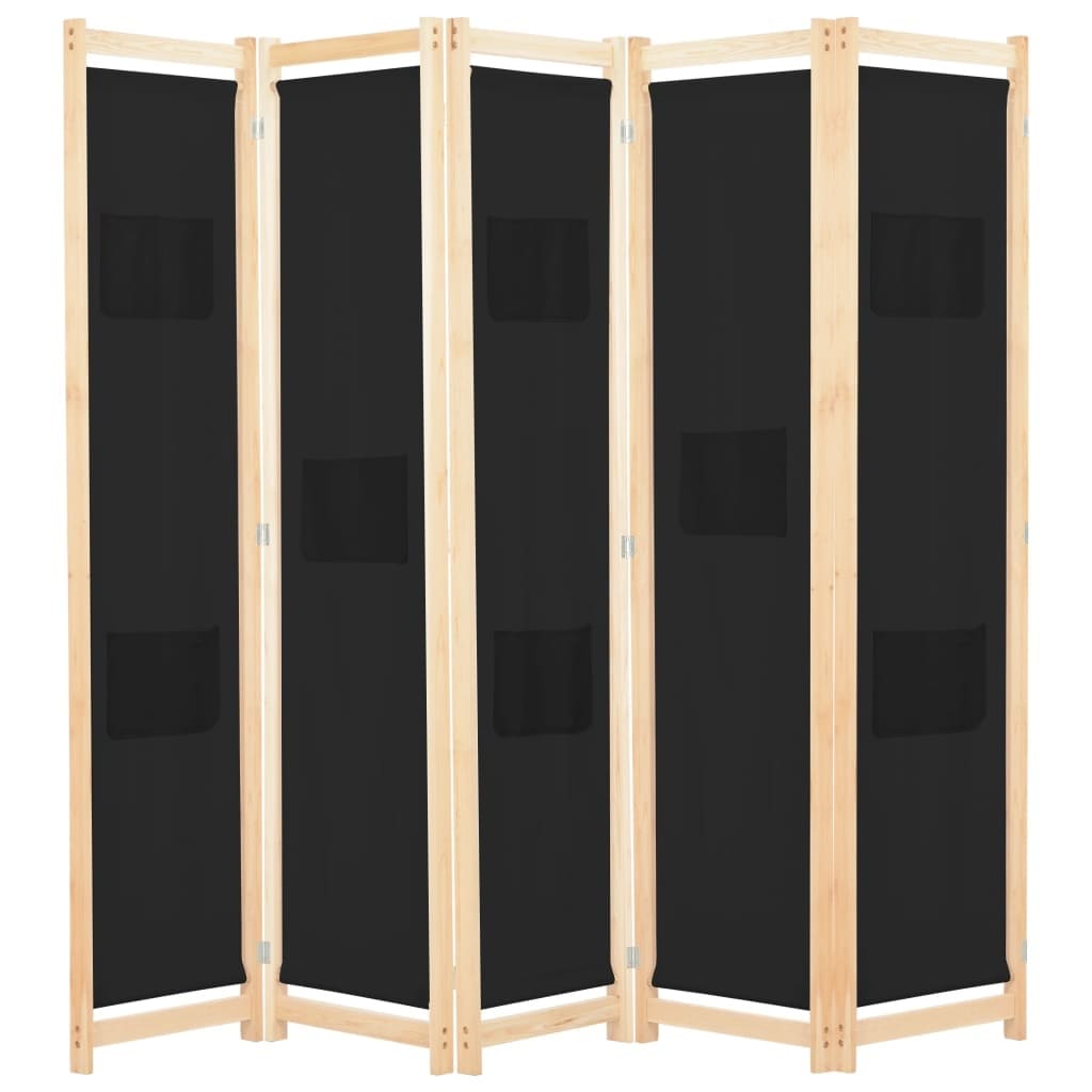 vidaXL Solid Acacia Wood 6-Panel Room Divider/Trellis 94.5"x66.9" Screen Panel