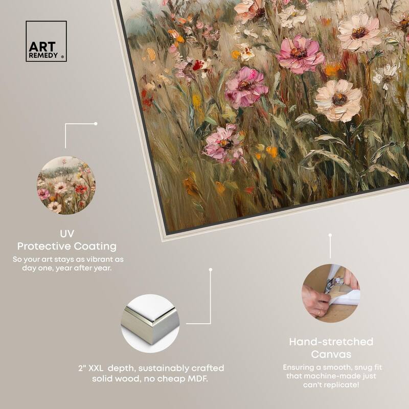 Vintage Blooms I Canvas by Art Remedy