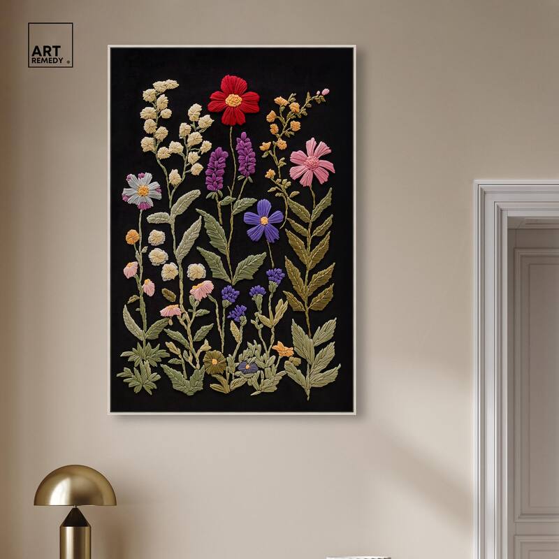Fiber Flora on Fathomless Canvas by Art Remedy