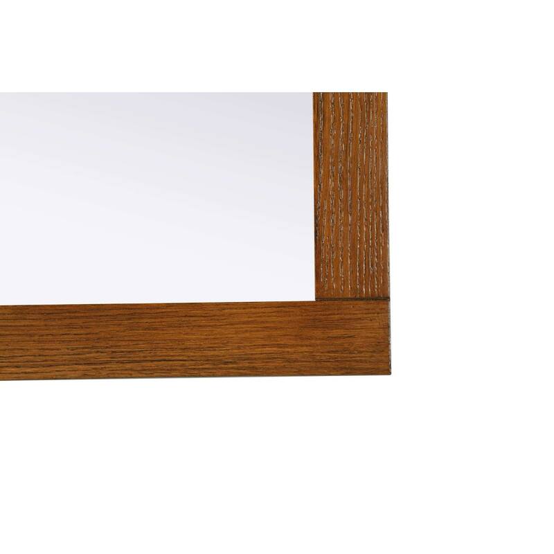 Solene Wooden Rectangle Mirror