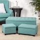 preview thumbnail 8 of 20, Adeco Set of 3 Linen Fabric Storage Ottoman Bench Lift Top Footstool