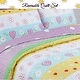 preview thumbnail 6 of 4, Taylor & Olive Purple/ White Floral Heart Reversible Quilt Bedding Set