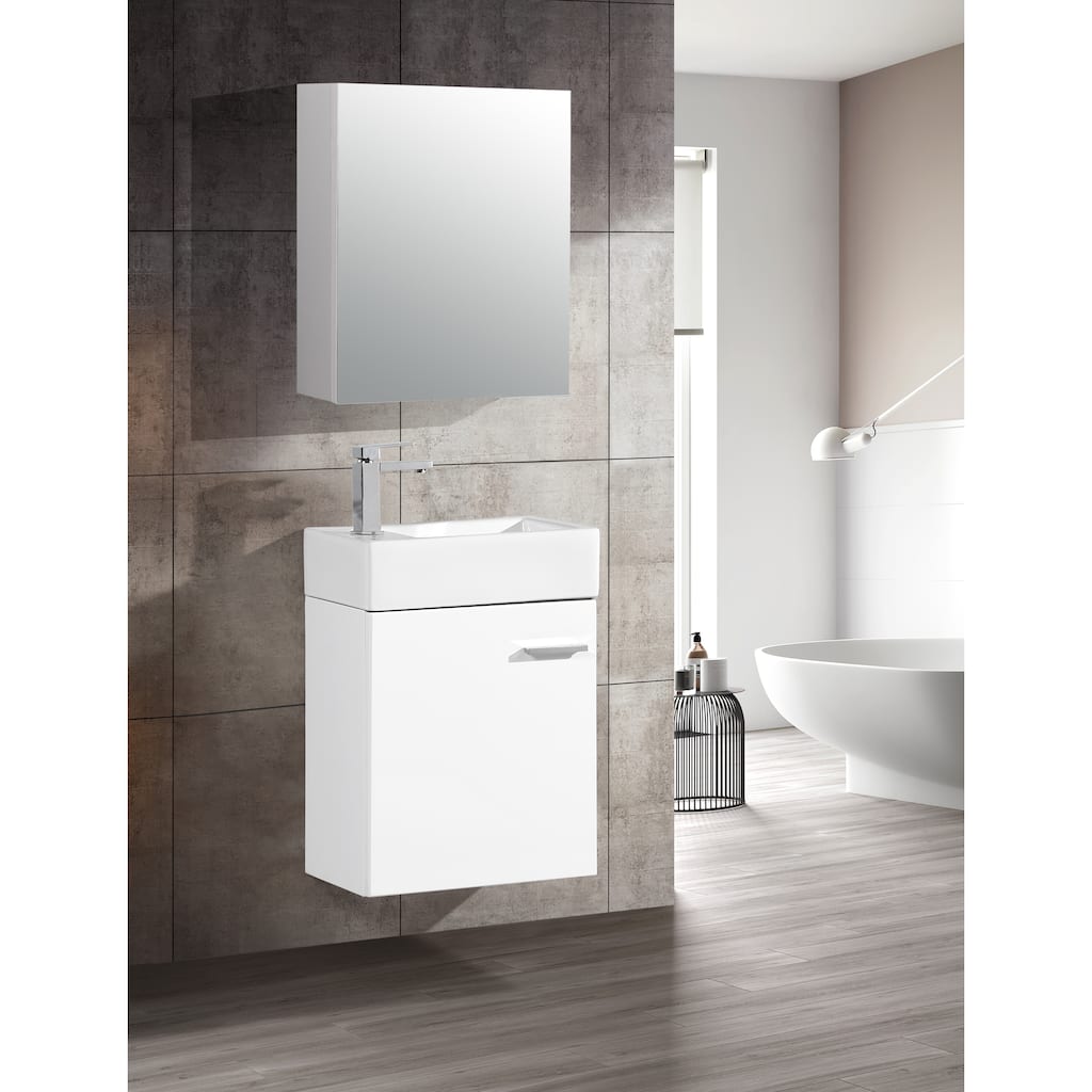 Swiss Madison Colmer 18" Single, One Cabinet, Bathroom Vanity