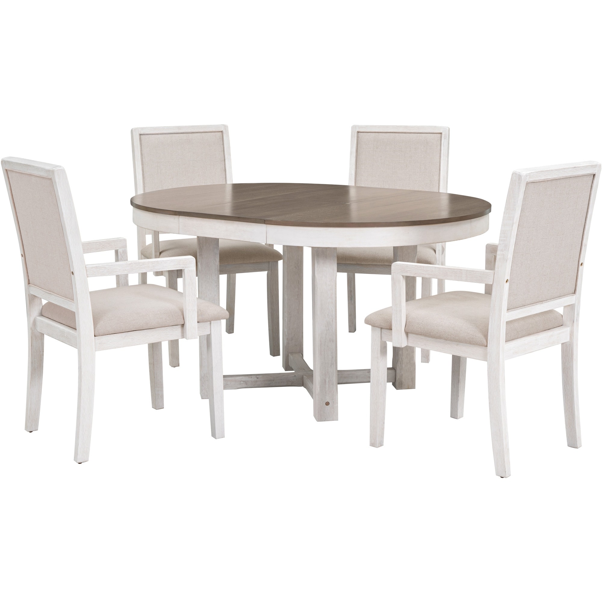 Dining table set with armchairs store
