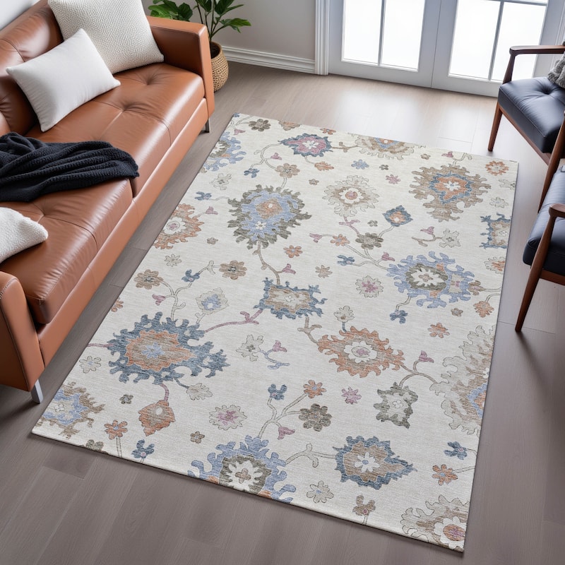 Premium Washable Super Soft Traditiional Spaces Mayfield Rug