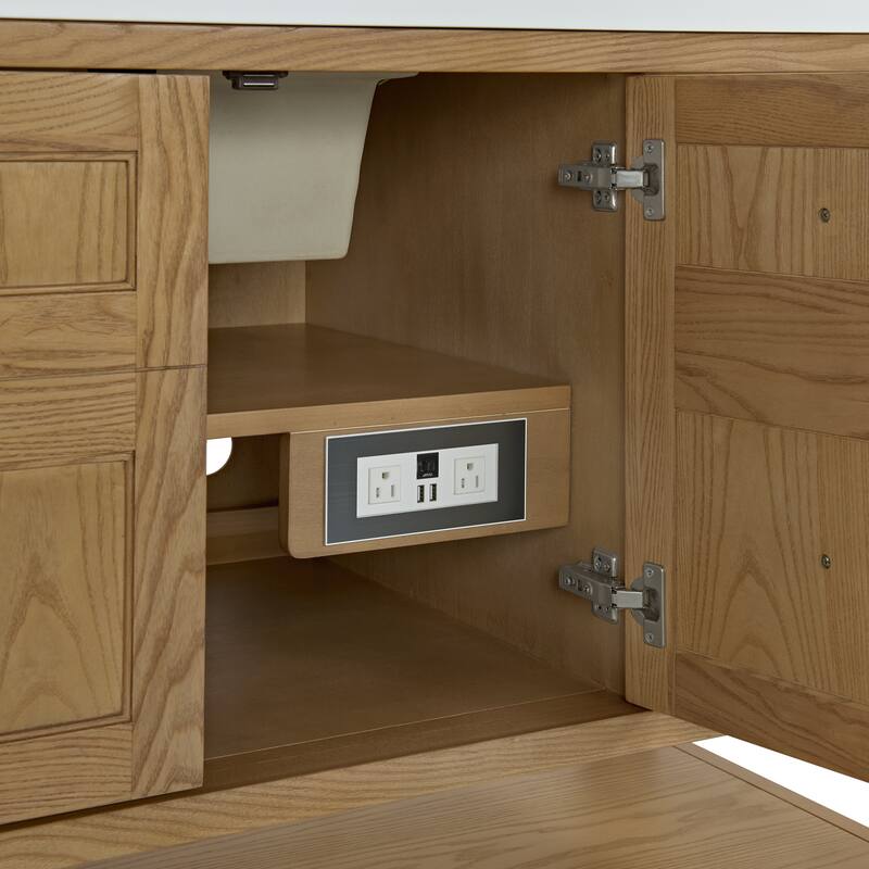 Breckenridge 60" Single Vanity, Light Natural Oak - 60S