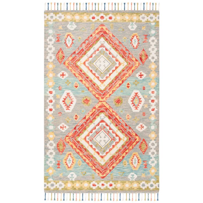 SAFAVIEH Handmade Aspen Impi & Eclectic Tribal Wool Rug