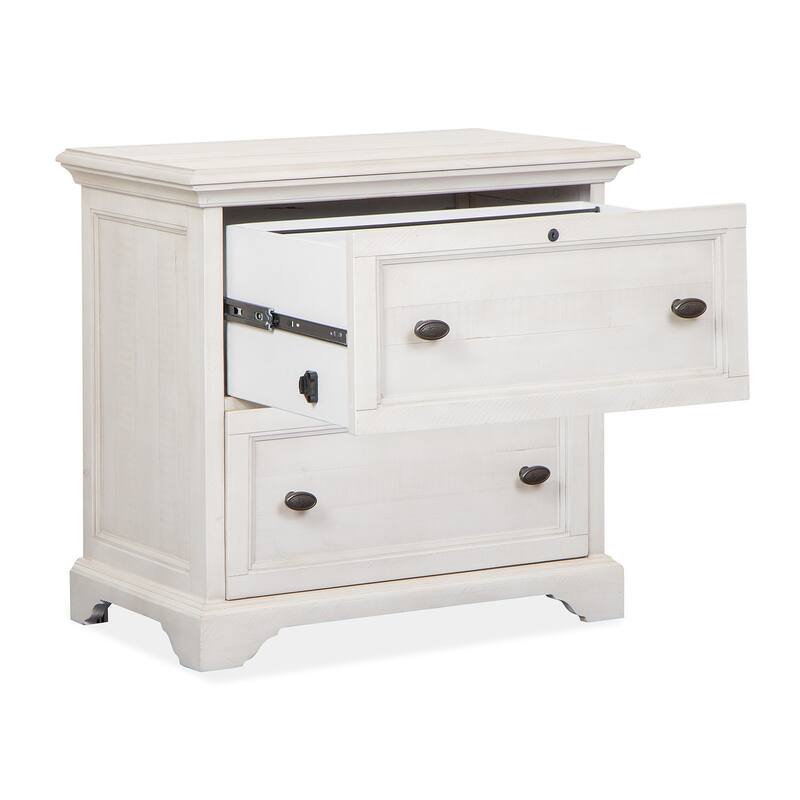 Magnussen Home Bronwyn Alabaster Lateral File