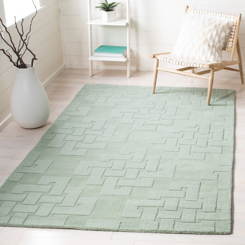 Martha Stewart by SAFAVIEH Knot Wool Rug - 5' x 8' - Sea Anemone - Runner/Rectangle