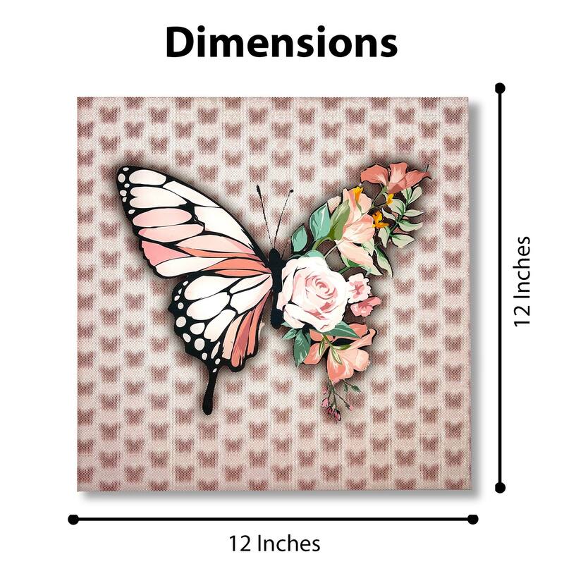 Matashi 5D Flower Butterfly Wall Art print