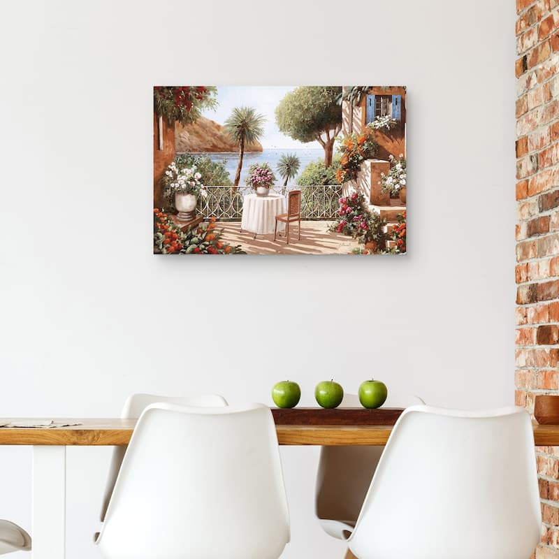 Attesa di Qualcuno Light by Guido Borelli Canvas Art Print