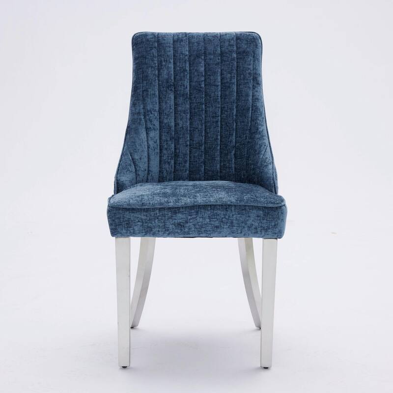 Rayon Cloth Flocking Chenille Dining Chairs