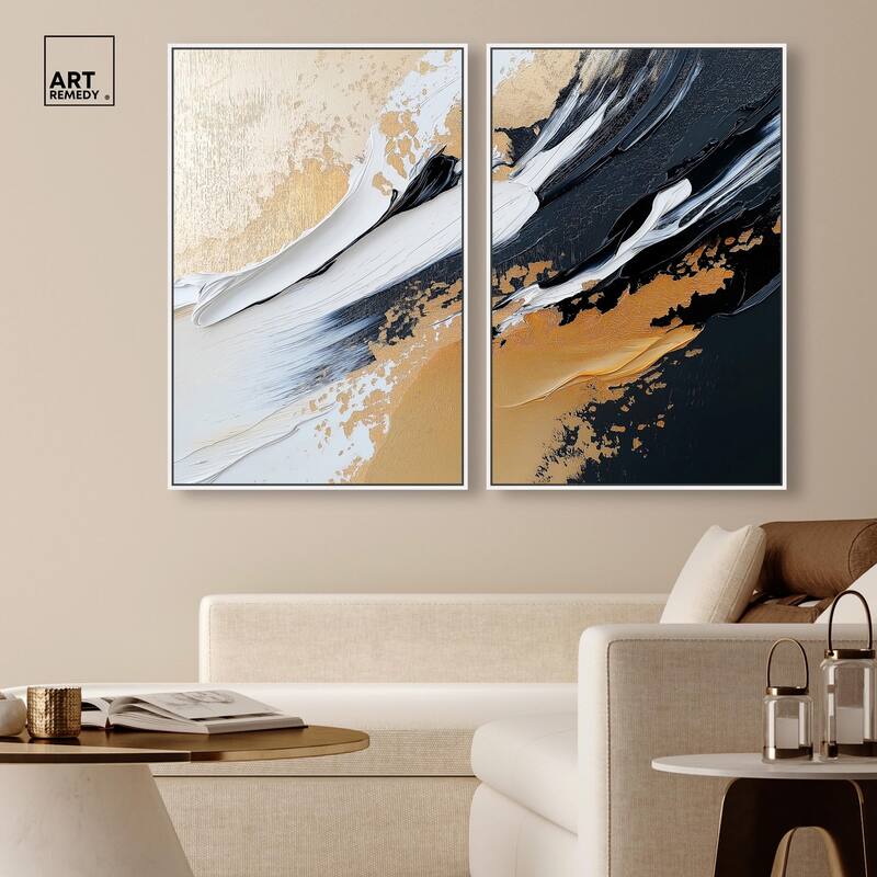 Forces III Canvas Set of 2 by Art Remedy