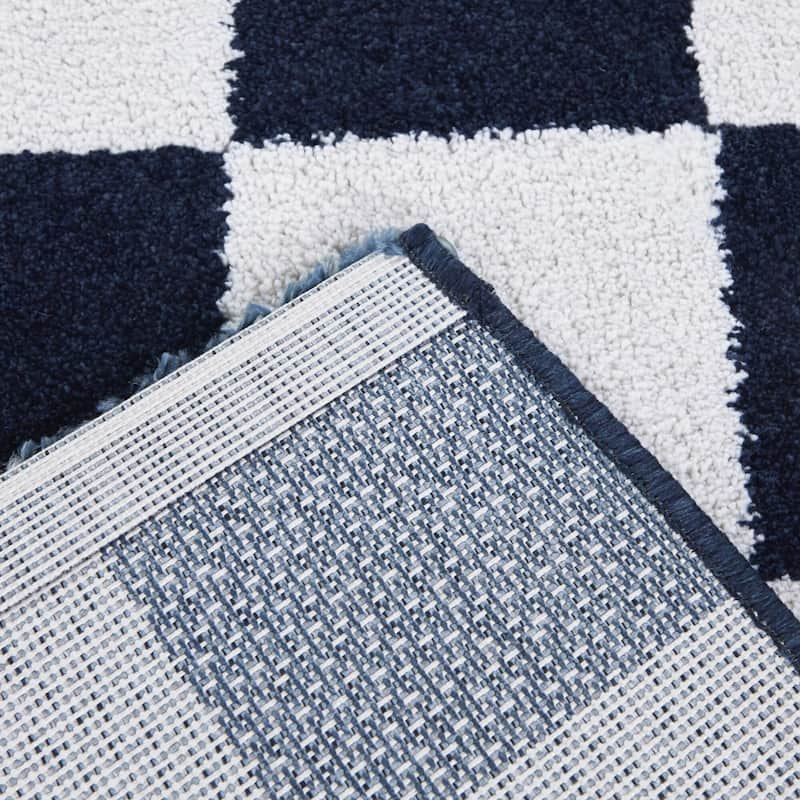 Conovici Modern Checkered Area Rug